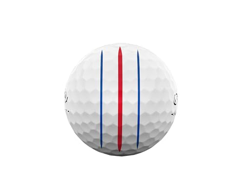 Chrome Soft Golf Balls - White Triple Track, One Dozen