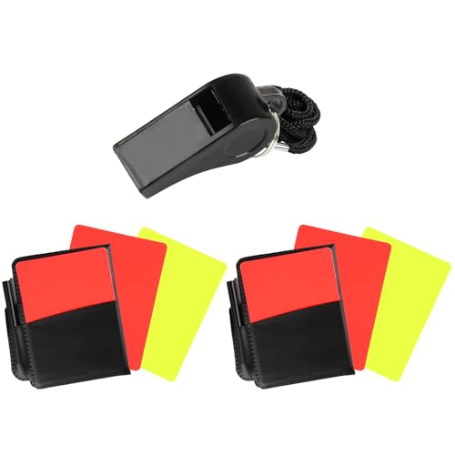 Soccer Referee Kit with Cards and Whistle - Essential Officiating Tools