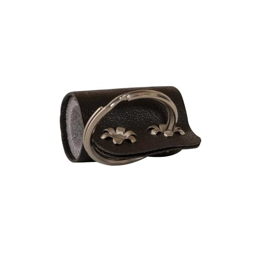 Steel Tip Dart Point Sharpener with Leather Key Ring