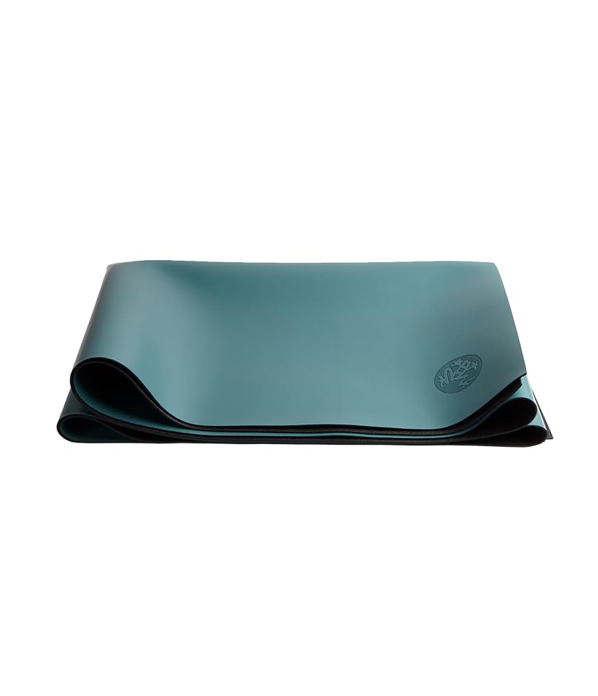 Manduka GRP Adapt Travel Yoga Mat 71" - 1.5mm | Foldable & Travel friendly | Ultimate Grip | Sweat ready for Any Style of Yoga | 71 x 24 x 1/16 inches | Dark Lotus