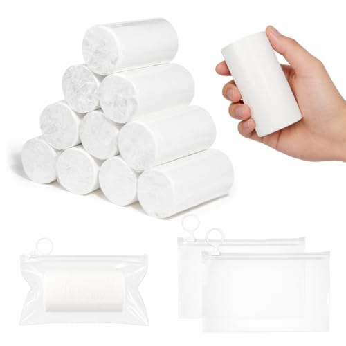 Travel Toilet Paper - 5-Pack with Storage Bags, Individually Wrapped
