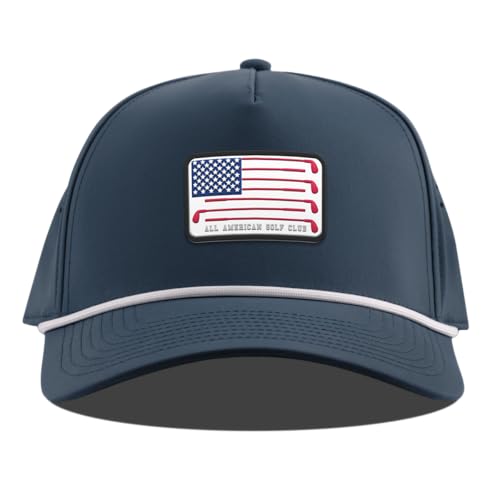 Branded Bills Orion All American Curved 5 Panel Rope Hat for Men