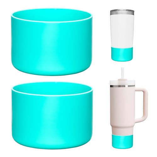 Silicone Boot Protector for YETI Rambler Tumbler - Teal, 2 Pcs