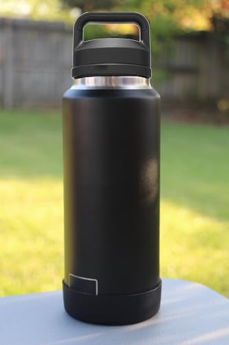 Protective Silicone Boot for YETI & Owala Bottles - Black, 18oz