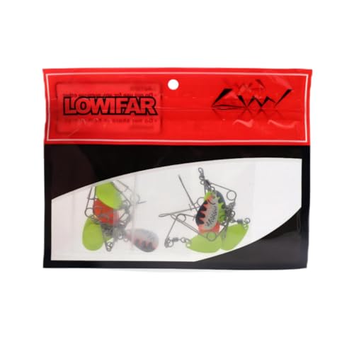 Lowifar Coated Water 10pcs Fishing Spinner Blades for Spinnerbait & Lures