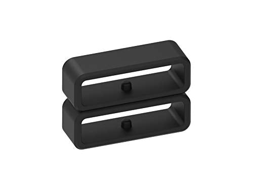 Replacement Fastener Rings for Garmin Smartwatches - 6 Black