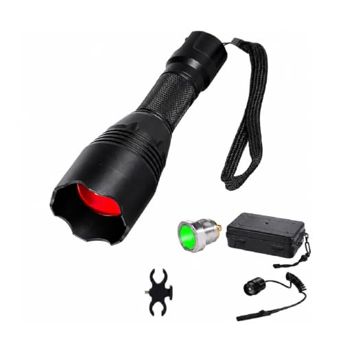KL35 Hunting Light Flashlight Kit with Adjustable Focus & Red LED Beams