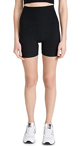 Beyond Yoga Women's Spacedye Keep Pace 5" Short - Small / Darkest Night