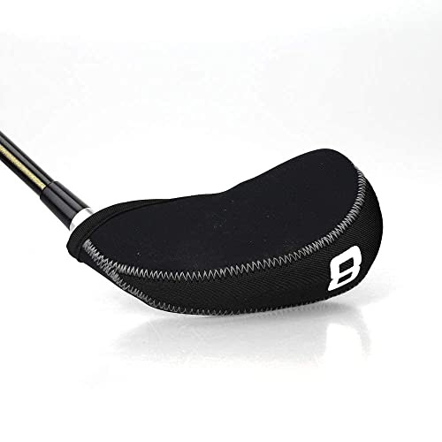 Neoprene Iron Headcover Set - 11pcs - Black