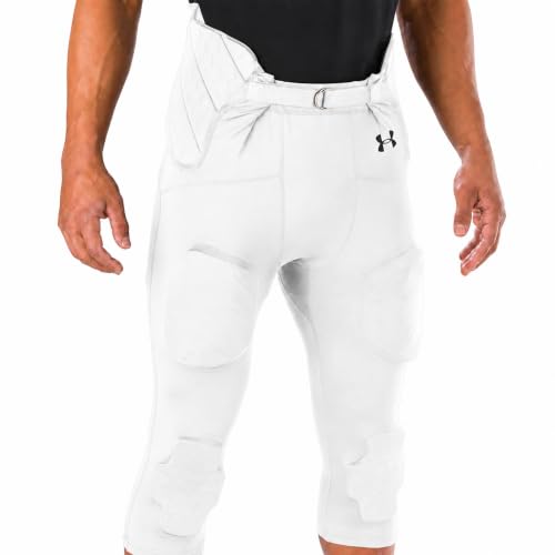 Under Armour Gameday Armour Youth Football Pants X-Large White - Integrated Protective Performance