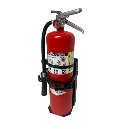 Heavy Duty Fire Extinguisher Vehicle Bracket for 10lb Dry and/or 5lb Co2 Generic for 809