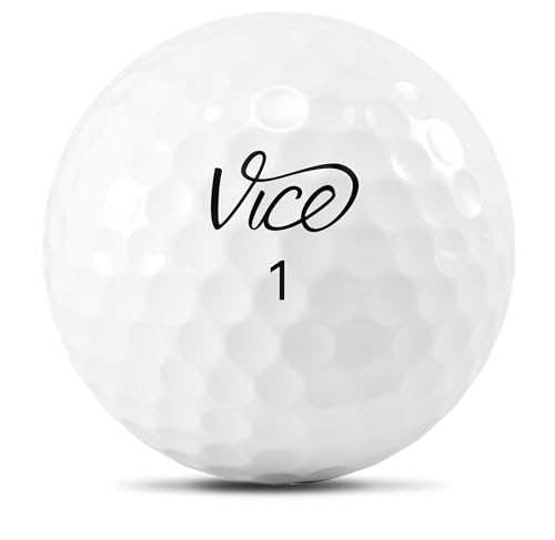 Vice Pro Plus Golf Balls - White Standard 4 Piece Urethane