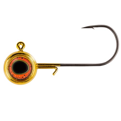 Deep Vee Jig - Precision Keel Design for Fast Sinking - Metallic Gold, 1/4 Oz
