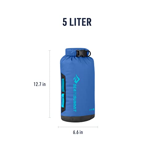 Sea to Summit Big River Dry Bag 5 Liter Surf Blue Heavy-Duty Waterproof Storage