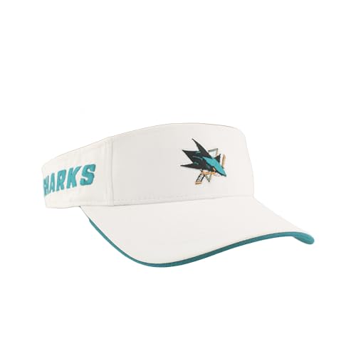 San Jose Sharks Visor - Officially Licensed NHL Impact White