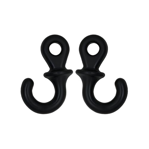 Bow String Dampeners - 2 Pack Black Silencers for Archery