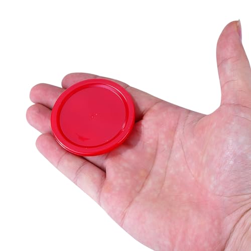 2-Inch Mini Air Hockey Pucks - Red Replacement Set, 5-Pack