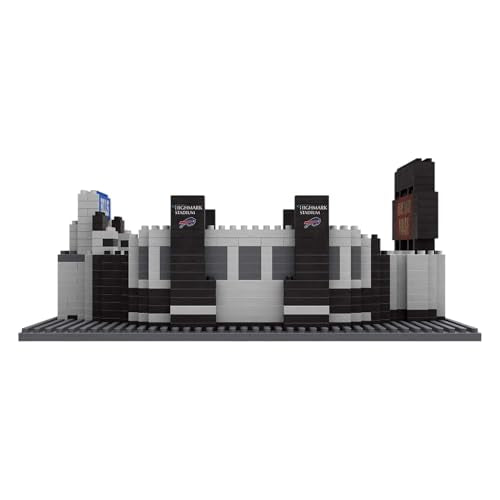 NFL Team Construction Blocks - Buffalo Bills 3D Mini Stadium