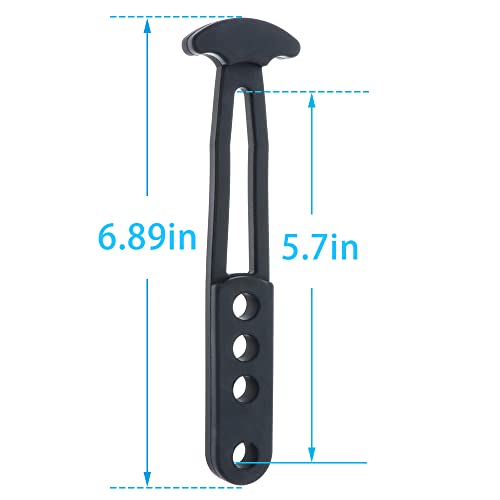 Boat Telescoping Ladder Straps - 2 Pcs with 4 Adjustable Holes