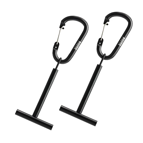 Fly Fishing Tippet Spool Holder 2 Pack - Black Aluminum