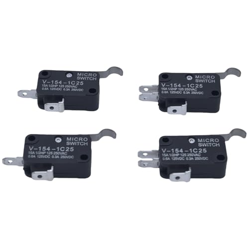 4-Piece Micro Switch Set for Club Car Golf Cart - 2 & 3 Prong
