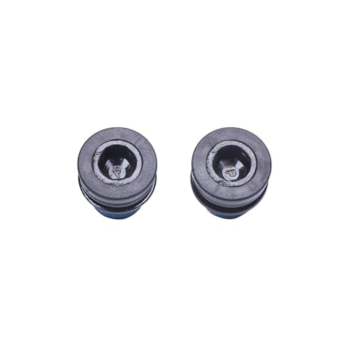 M15 Crank Arm Bolts for E-Bikes - Steel 2PC Set - Black