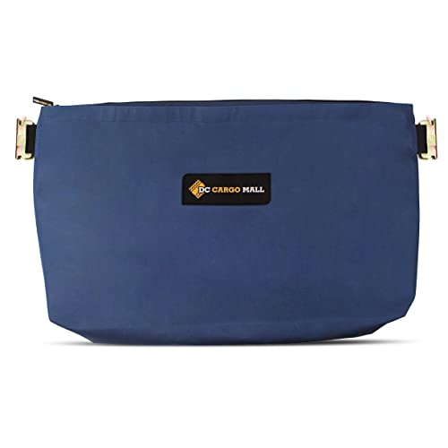 DC Cargo Mall E-Track Storage Bag for Trailers - Heavy-Duty 14 in x 24 in Canvas Zippered E-Track Bag - Weight Capacity 50 lb. - E-Track Accessories