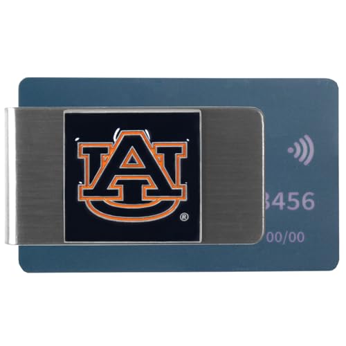 Auburn Tigers NCAA Steel Money Clip - Officially Licensed Colligate Wallet Accessory
