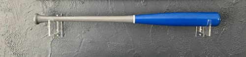 Top Stage Baseball Bat Wall Mount Display Rack Holder Stand - Horizontal Acrylic