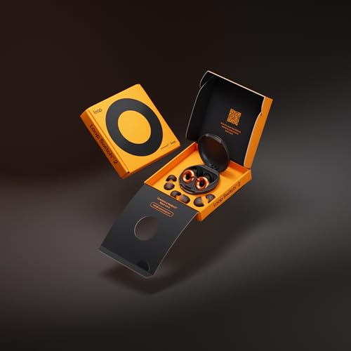 Loop Switch 2 Adjustable Ear Plugs – Papaya, 3 Modes for Quiet, Engage, Experience