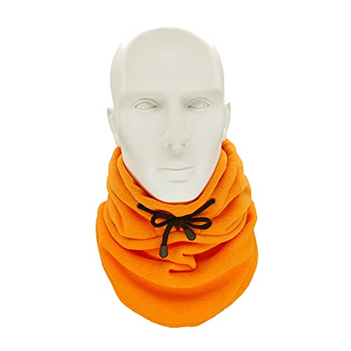 Cold Weather Balaclava Face Mask - Windproof Thermal Hood - Orange
