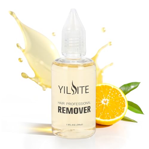 YILITE Fast Acting Tape in Hair Extension Remover, Wig Glue Remover, Hair Extensions Adhesive Remover &Glue Remover - Quick Dissolve Formula, Safe Gentle - 30ml