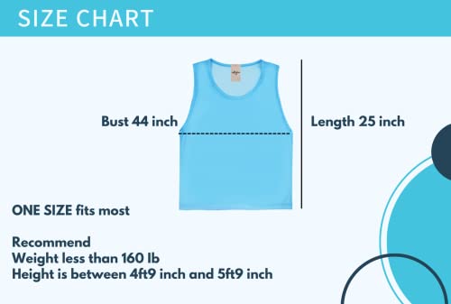 Practice Vests for Youth & Adult Teams - Basketball, Soccer, Football, Volleyball