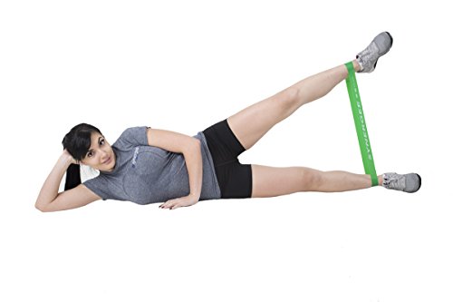 Synergee Green Mini Resistance Bands 10 Pack for Glutes & Full-Body Workouts