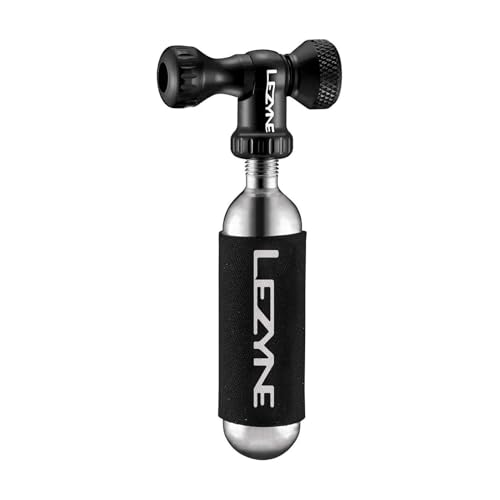 Lezyne Control Drive CO2 Bike Tire Inflator with 16g Cartridge, Black
