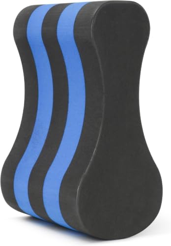 Pull Buoy EVA 5-Layer Leg Float for Swimming Training - Black (UNAOIWN)