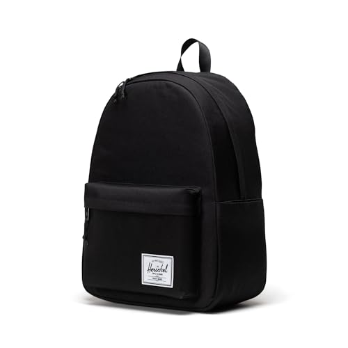 Classic Black Backpack - 30L Sustainable Design with Laptop Compartment