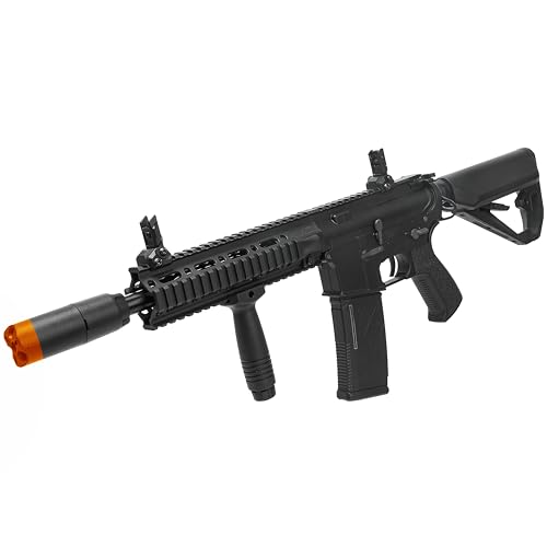 Electric Airsoft AEG Sport Starter Pack - 10" Polymer, Black