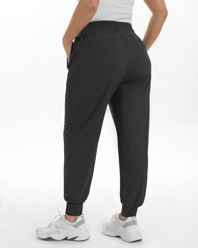 FLEFRM Women's Plus Size Hiking Pants 3X-Large Quick Dry Breathable Lightweight Black