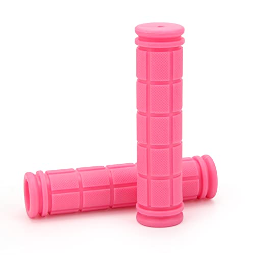 Non-Slip Rubber Bike Handlebar Grips - Pink