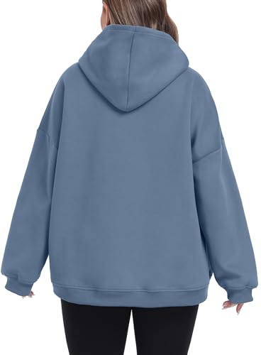 OLRIK Women Plus Size Fleece Lined Hoodie Sweatshirt, Oversized Winter