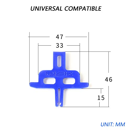 6-Pack Bike Brake Pad Spacers for Disc Brakes