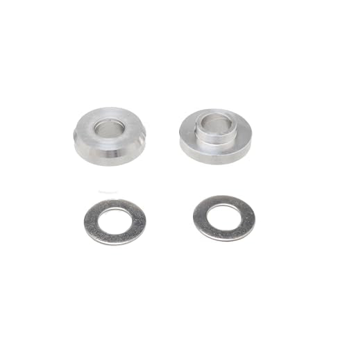 BMX Axle Adapter Kit 3/8" to 14mm with Washers - Heavy-Duty Aluminum
