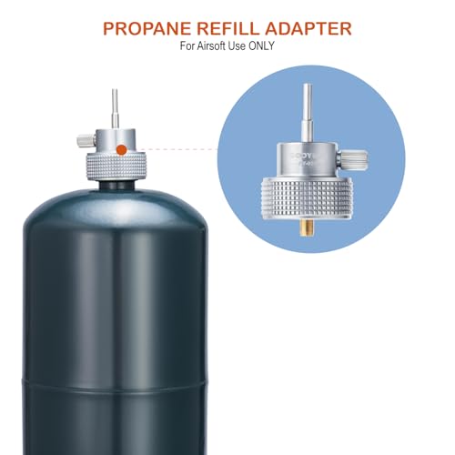Airsoft Propane Refill Adapter with Silicone Oil Port