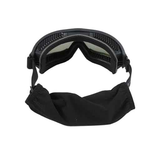 Lancer Tactical AERO 3mm Thick Lens Eye Protection Safety Goggle ANSI Z87 1 Rated Industry Standard w/Anti-Scratch Shield