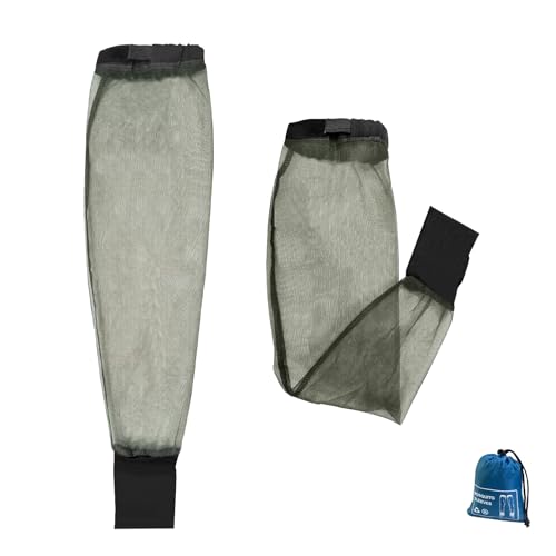 Mosquito Sleeves for Arms - Adjustable Bug Protection, 2 Pack