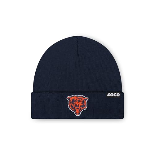Chicago Bears Team Logo Beanie Hat - One Size