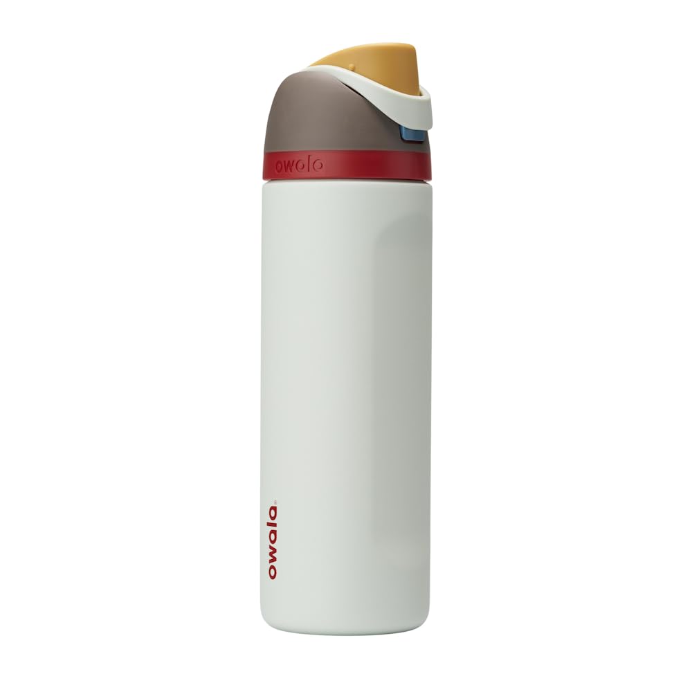 Owala FreeSip Insulated Stainless Steel Water Bottle with Straw, BPA-Free Sports Water Bottle, Great for Travel, 24 Oz, Boneyard