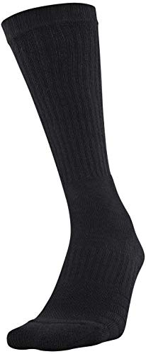 Under Armour Adult Training Cotton Crew Socks - X-Large Black 6-Pairs