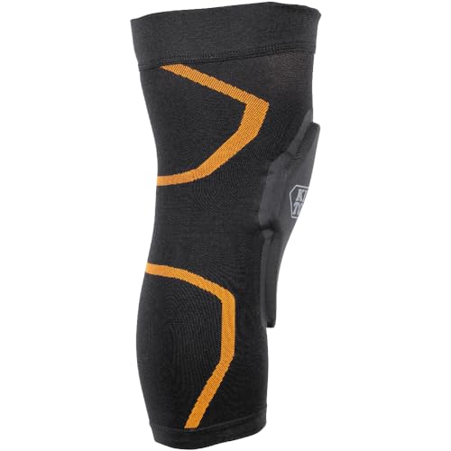 Klein Tools 60623 Knee Pad Compression Sleeve, Knee Support for Construction, Workers and Athletes, Black, M/L